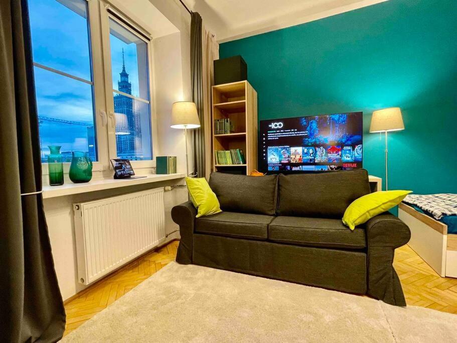 Super Square Metro X2 Fast Wifi 55'Tv Netflix Hbo Appletv+ Amazontv Apartment Варшава Екстериор снимка