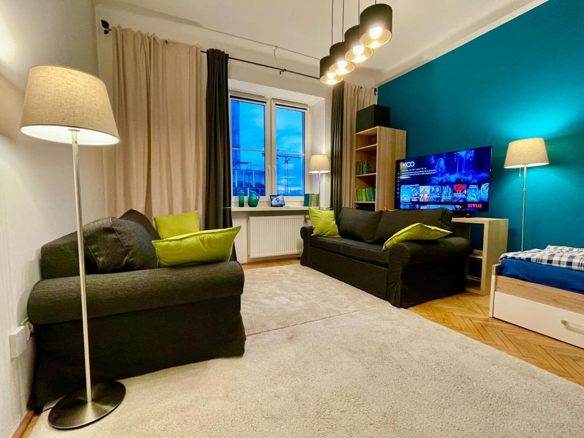 Super Square Metro X2 Fast Wifi 55'Tv Netflix Hbo Appletv+ Amazontv Apartment Варшава Екстериор снимка